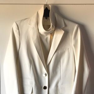 Veronica Beard Dickey White Jacket
